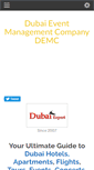 Mobile Screenshot of dubaieventmanagement.com